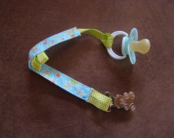 "Little bear" pacifier in blue space