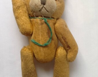 Antique Straw filled 1920's Teddy Bear