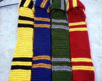 Harry Potter Knit Hogwarts Ties