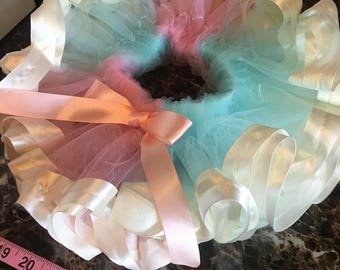 Pink and blue tutu