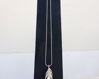 Ringer medal 925 sterling silver feather