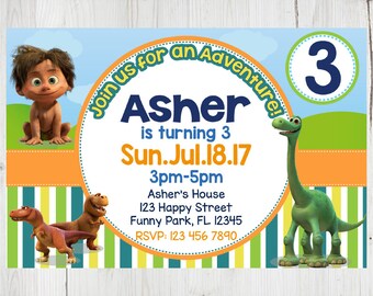 SUPER SALE -80%: The Good Dinosaur Instant Download Invitation, The Good Dinosaur Invitation, The Good Dinosaur Party, The Good Dinosaur pdf