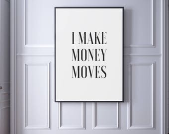 i moves make b cardi lyrics money Etsy  Rap  quotes