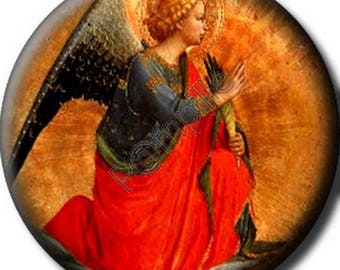 Cabochon resin 25 mm - Ange Gothique (474) stick