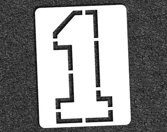 Number stencil | Etsy