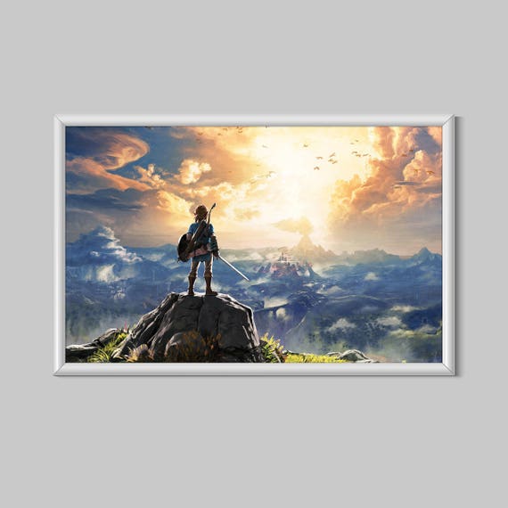 The Legend Of Zelda Game Print Gift Poster