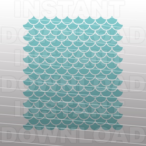Download Mermaid Scales SVG FileScalloped Pattern SVG File Commercial