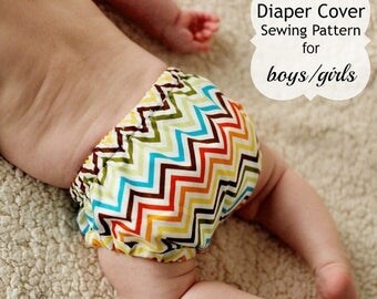 SALE Diaper Cover Sewing Pattern Tutorial 0m-2t PDF Instant