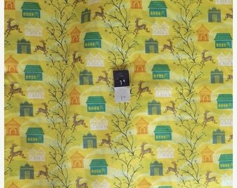CLEARANCE SALE Anna Maria Horner VAH03 Little Folks Voile Forest Hills Citrus Cotton Fabric 1 Yd
