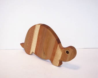 Turtle Cutting Board Handcrafted form Mixed Hardwoods