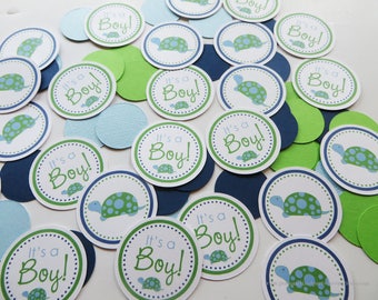 Turtle Baby Shower, Turtle Table Confetti, Turtle Baby Shower Decor, Baby Shower Decorations, Turtle Table Decorations, Customized