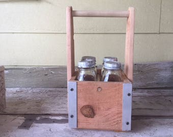 Milk bottle carrier | Etsy