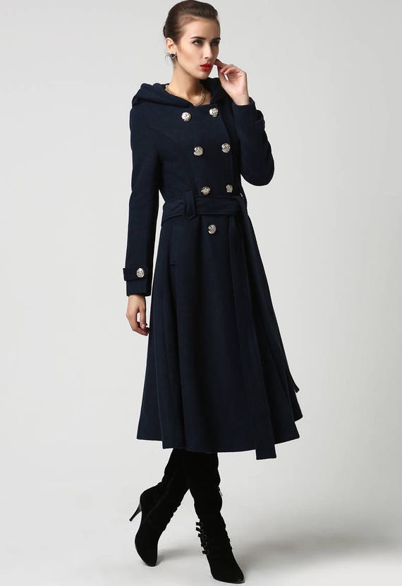 OvercoatBlue coat Wool Coat Womens coats Winter