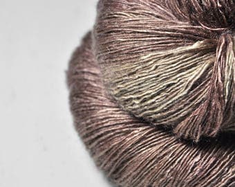 Driving me crazy OOAK - Tussah Silk Lace Yarn