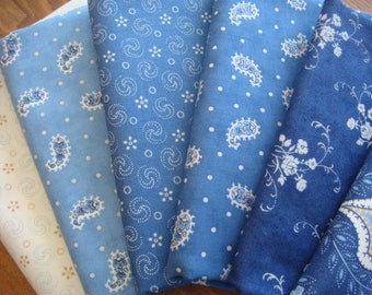 Grand Traverse Bay - Fabric Bundle in various sizes - Fabric by Minick & Simpson from Moda