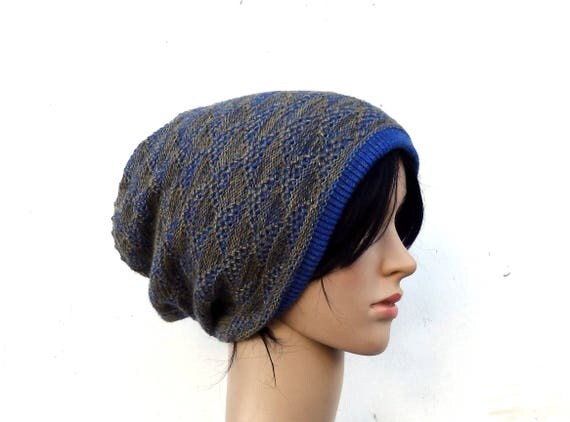 hat knit slouchy hat knitted colorfull winter beanie women