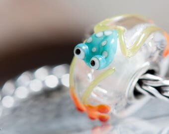 Small Core Artisan Bead Frog SRA Lampwork Beads BHB