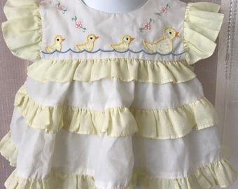 Vintage Baby Dress, 3-6 mos.