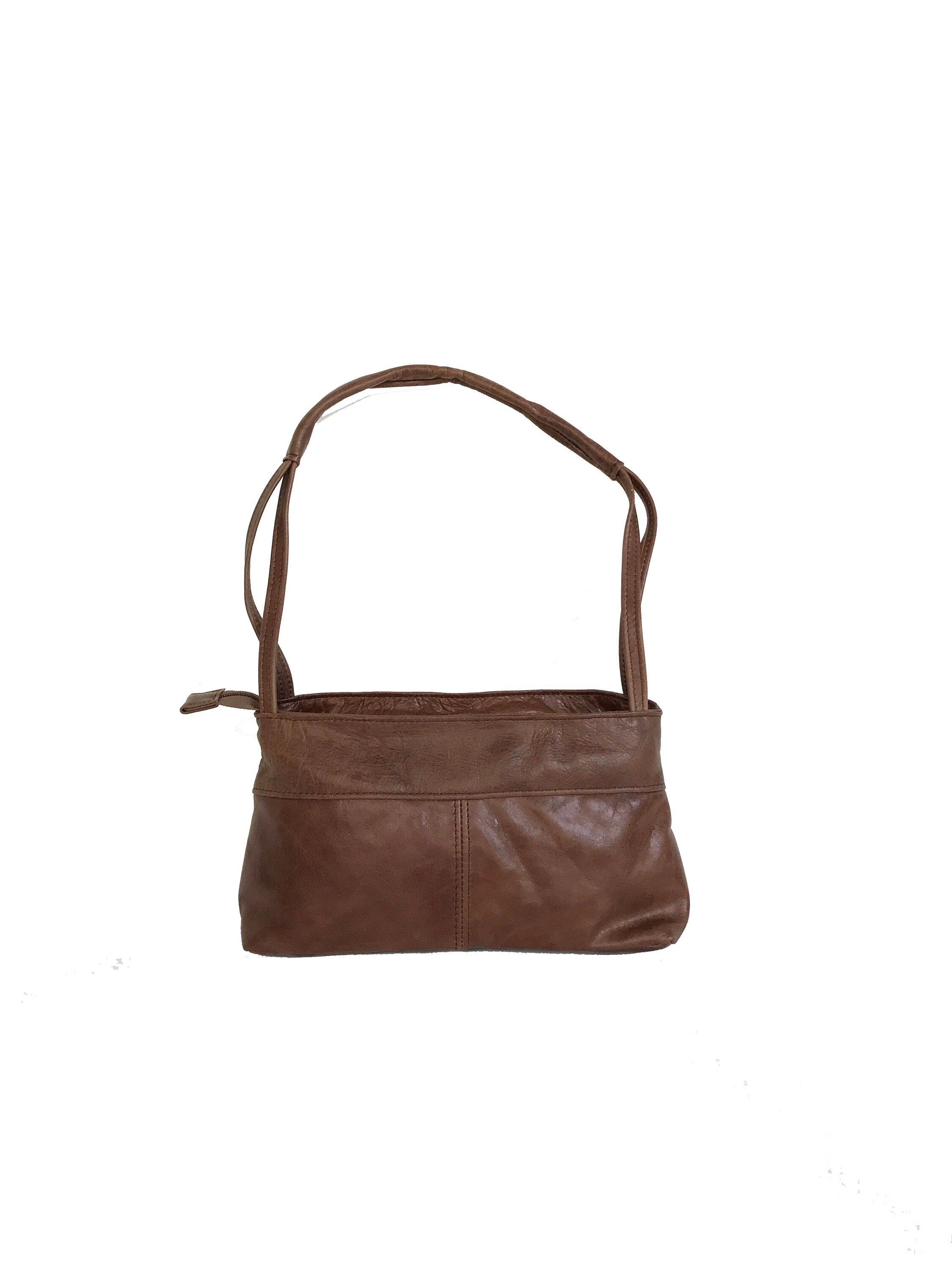Distressed Leather Bag Purse Small Everyday Shoulder Handbag