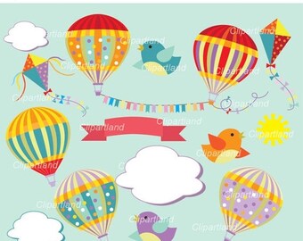 ON SALE INSTANT Download. Hot air Balloon 2. Personal and commercial use.