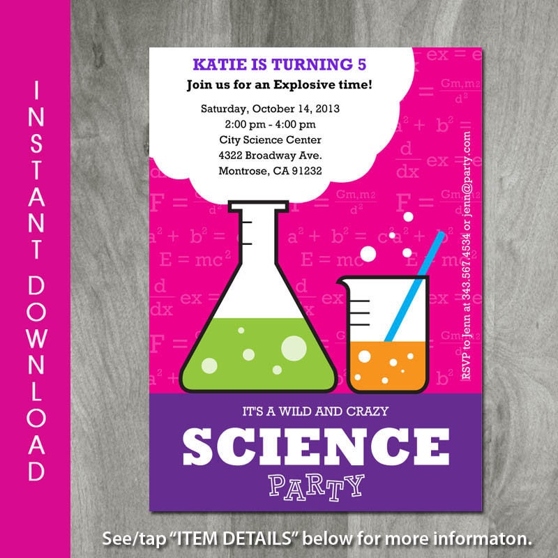 science-party-invitation-self-editable-5x7-instant