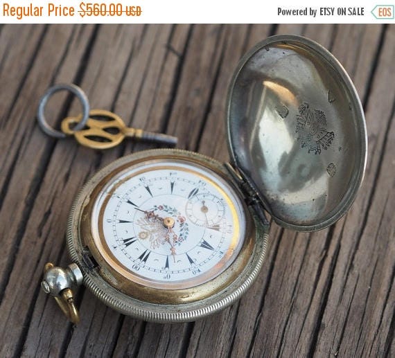 15 off Rare antique British pocket watch J. Dent