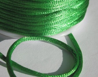 1 meter wire knotting Green 2 mm thick (10)-
