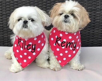 Dog Bandana, Personalized Bandana, Personalized Dog Bandana, Pet Bandana, Custom Dog Bandana, Dog Gift, Pet Gift, Dog Accessories, Dog, Pet
