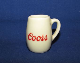 COORS Ceramic Miniature Mug Brewerania Toothpick Holder