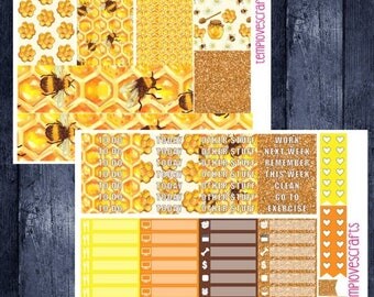 Weekend Sale Busy Bee Set for Erin Condren Life Planner