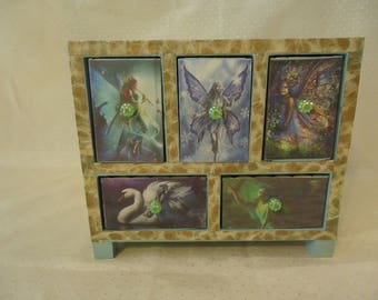 Fairy Five Drawer Chest Jewelry Box