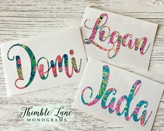 VINYL NAME DECAL - Yeti Cup Decal - Name Decal for Cups - Tumbler Decals - Cup Decal - Name Decal- Bridal Party Decals - Wine Glass Decal