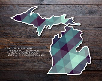 Michigan Mitten Vinyl Decal Sticker A41