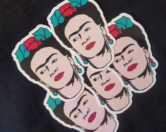 4" die cut Frida Kahlo Sticker