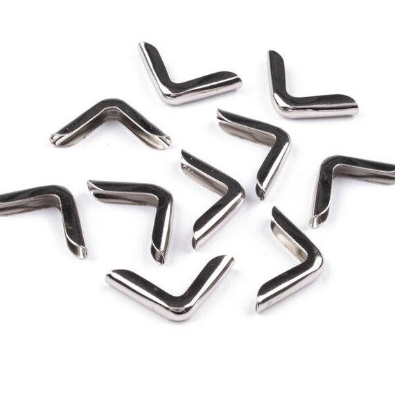 20 angles silver or bronze metal corners