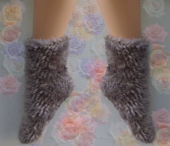 Hand Knitted Socks For Sale Mens Womens Warm Slipper Cozy Home Comfort