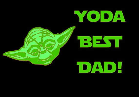 Download Yoda Best Dad SVG Cut File