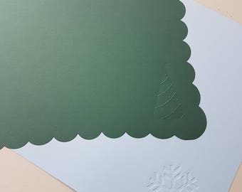 Creative Memories Decorative Christmas cardstock shapes 12x12