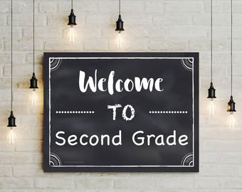 Classroom door signs | Etsy