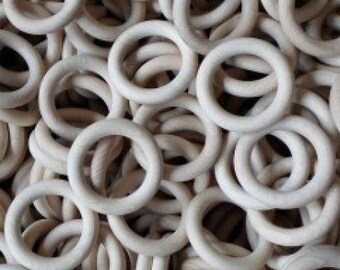 5 rings of 56mm Second choice beech wood