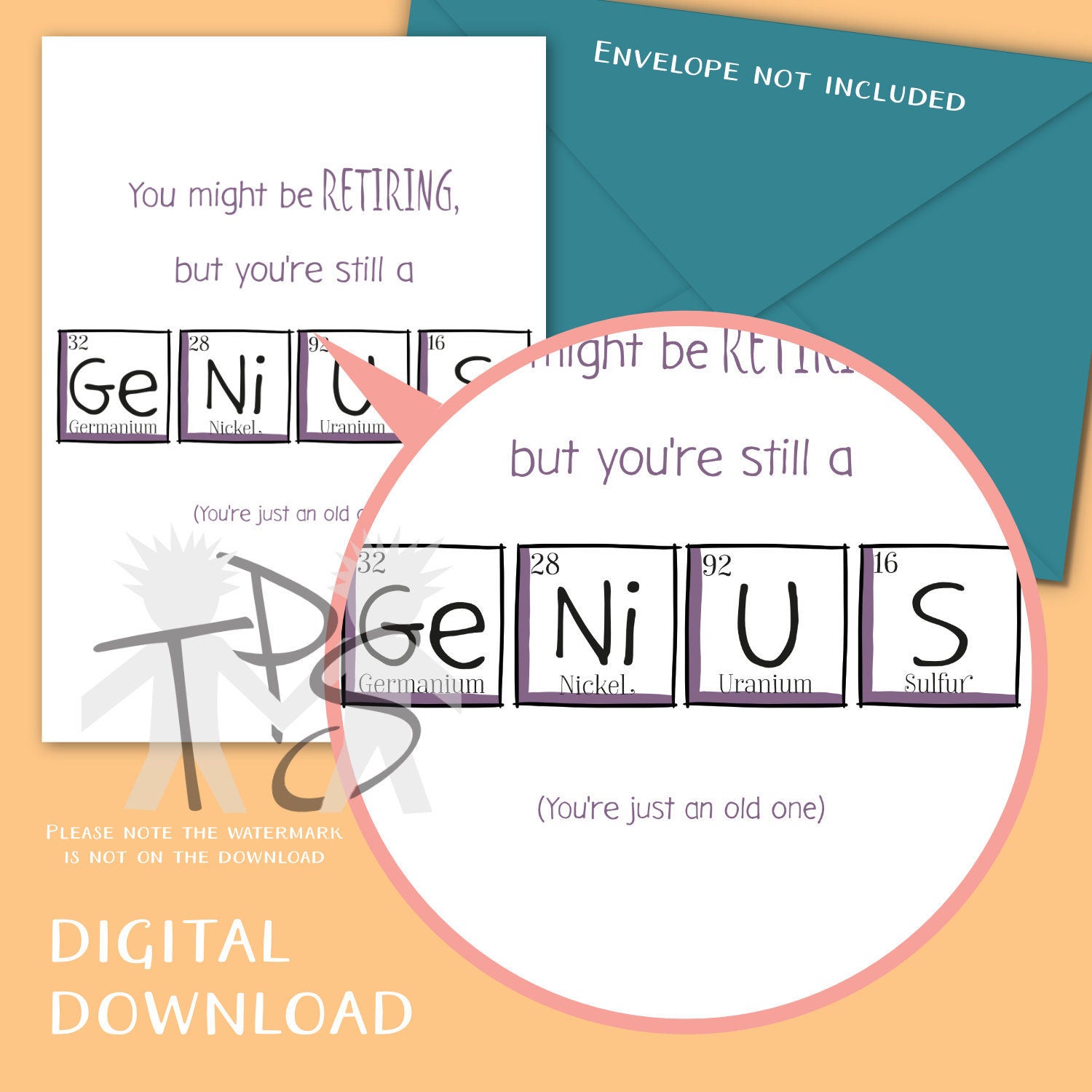 printable retirement card