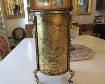 GOLD TRASH CAN