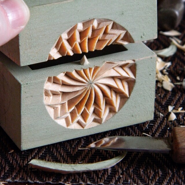 Chip Carved Natural Basswood Jewelry Boxes & Home by FancyChip