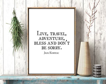 Jack kerouac quote | Etsy