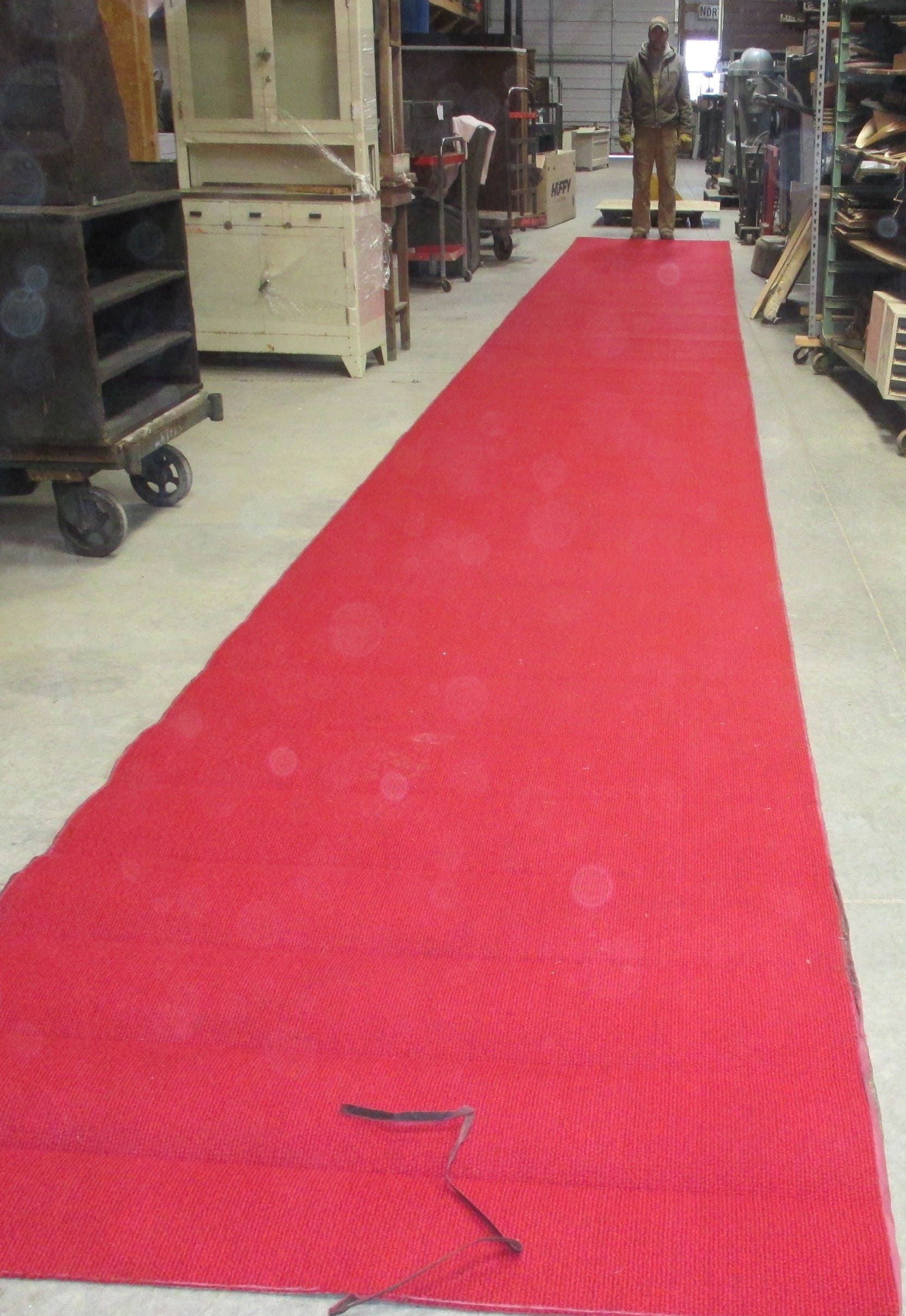 40' Aisle Runner Padded Rug Church Wedding Aisle Runner Red Carpet