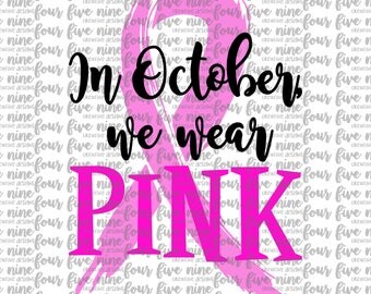 Breast Cancer Awareness SVG File