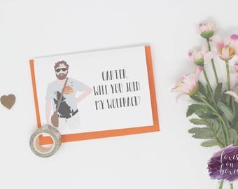Will You Join My Wolfpack? | Will You Be My Best Man / Groomsmen Cards | Alan The Hangover | Personalised Wedding Card | Greeting Card #14