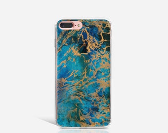 iPhone 6s Case Marble iPhone 5s Case Clear Transparent iPhone 6 Case Christmas Gift for Her Mens Gift Womens Gift Boyfriend Gift - KT056