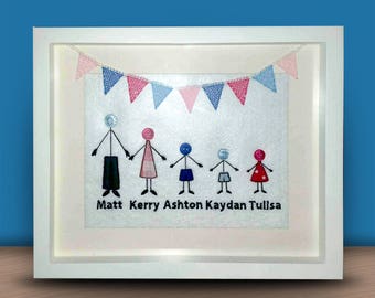 Button family tree | Etsy