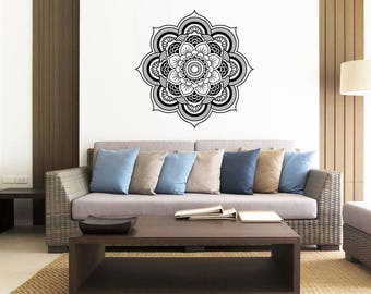 Mandala wall decal | Etsy